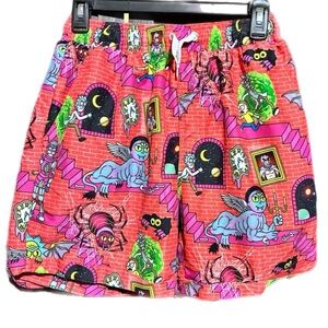 OppoSuits Rick & Morty Surreal Summer Shorts Swim Trunks Men’s Size Medium